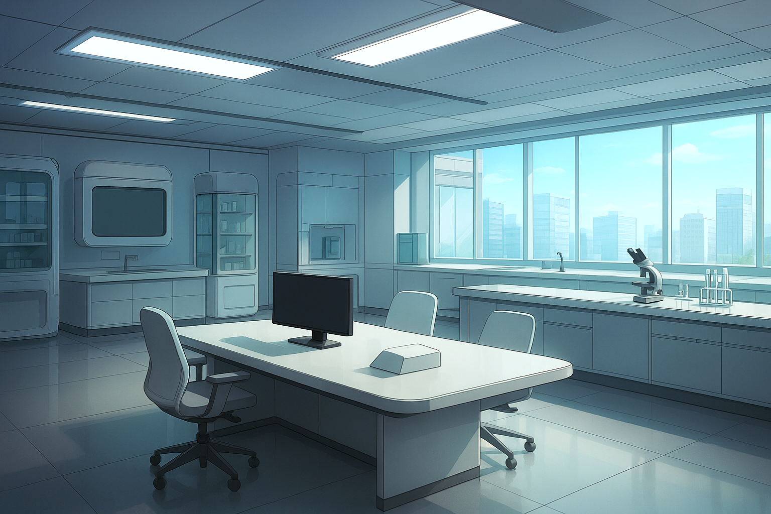 ラボ（研究室・実験室）の背景
