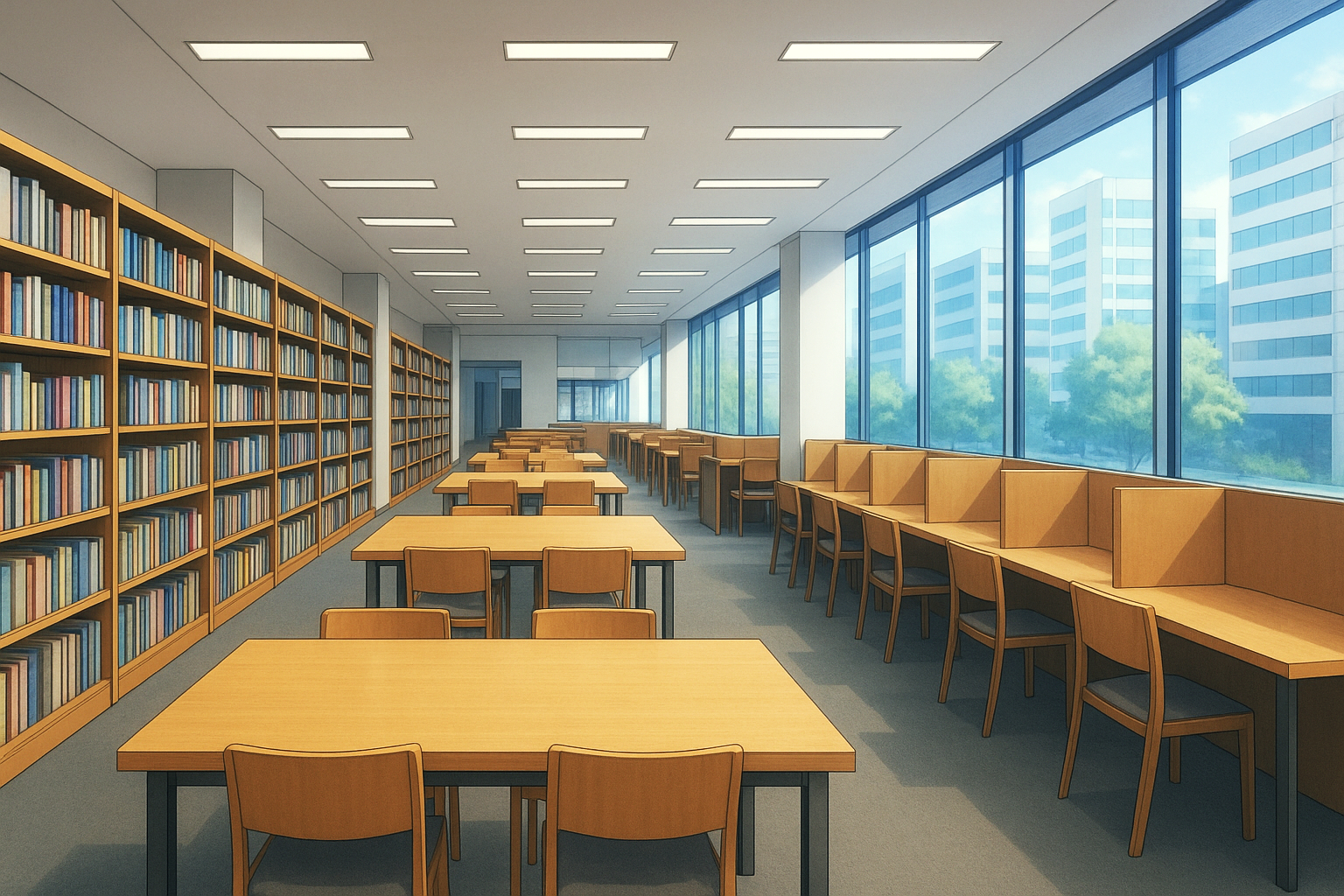 図書館の背景