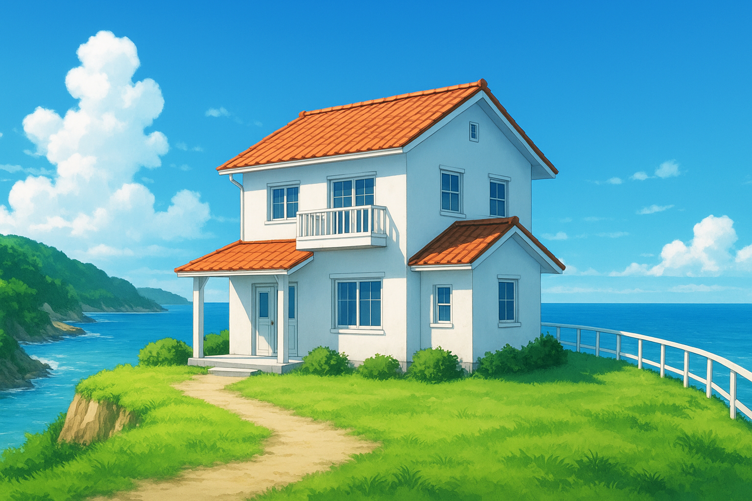 日本式の家の外観背景フリー素材|住宅・一軒家