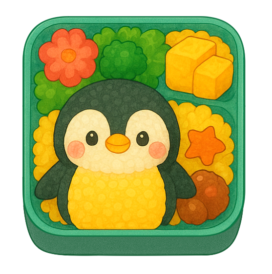 弁当のフリー小物素材|和食・食べ物イラスト・無料・商用利用OK・高解像度