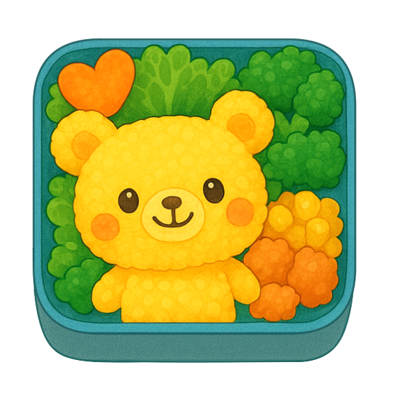 弁当のフリー小物素材|和食・食べ物イラスト・無料・商用利用OK・高解像度