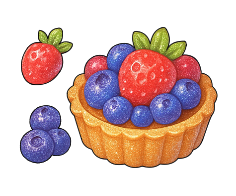 スイーツのフリー小物素材|ケーキ・デザート・食べ物イラスト・無料・商用利用OK・高解像度