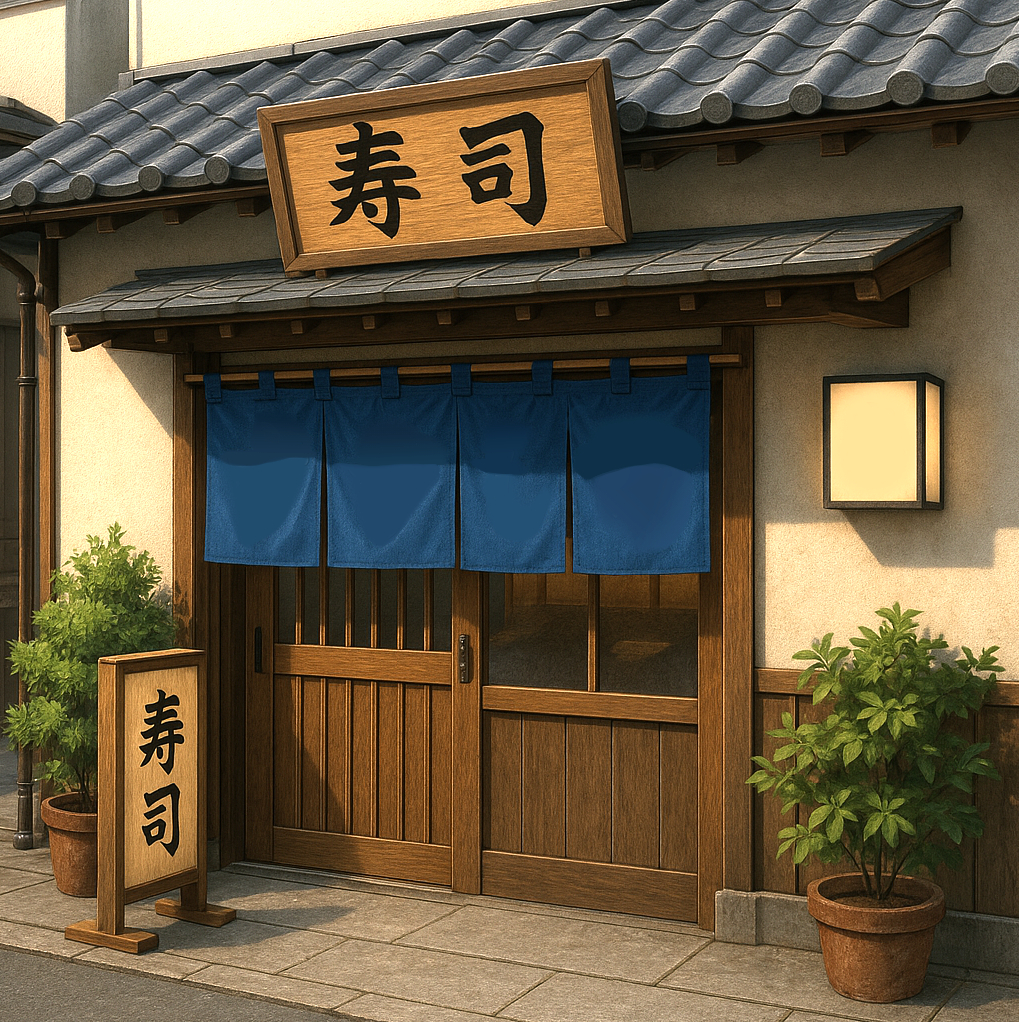 飲食店の背景